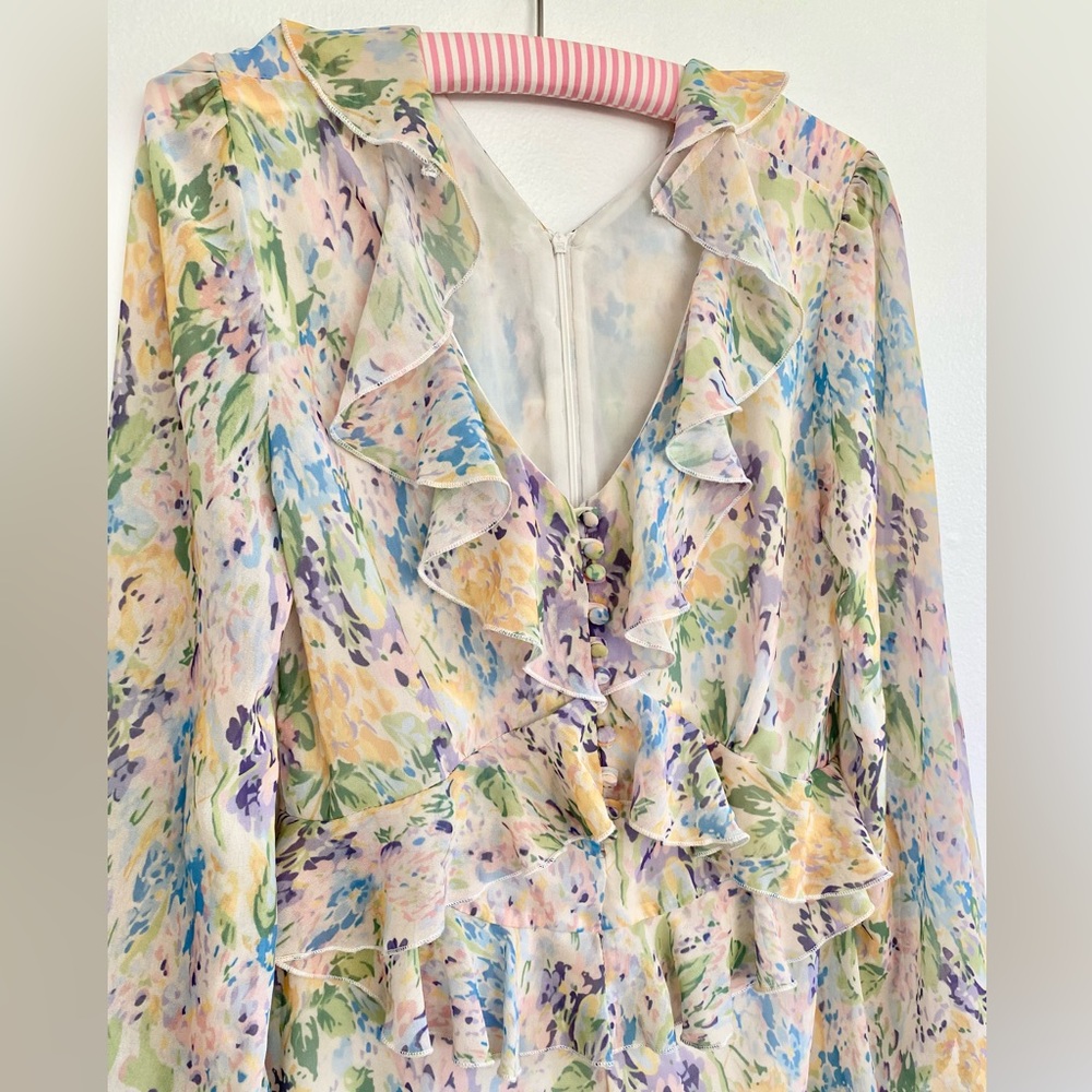 Floral Ruffle Romper - Medium - Picture 2 of 5